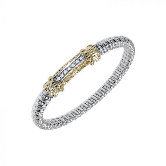 Alwand Vahan 14k Yellow Gold & Sterling Silver Diamond Bracelet