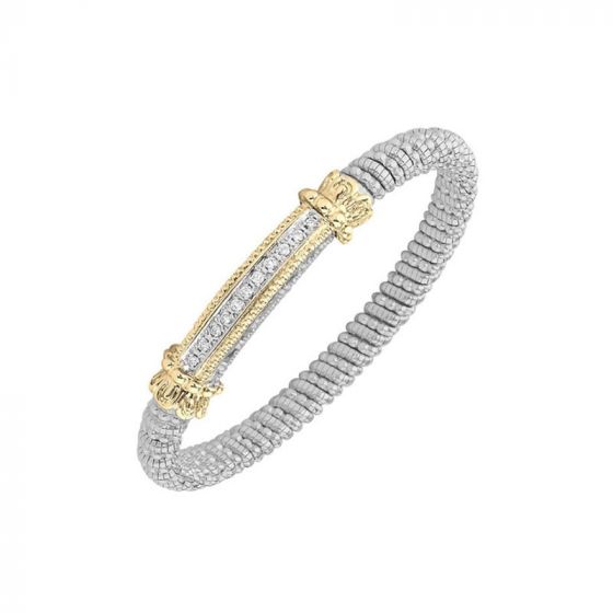 Vahan 14k Yellow Gold & Sterling Silver Bar Bracelet