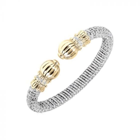 Vahan 14k Yellow Gold & Sterling Silver Diamond Bracelet
