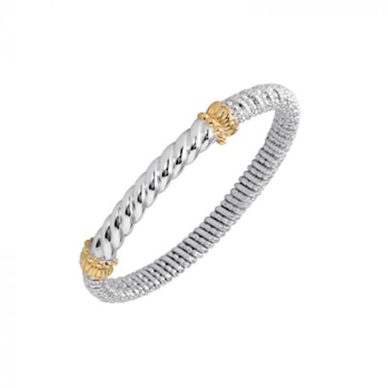 Vahan 14k Yellow Gold & Sterling Silver Bracelet
