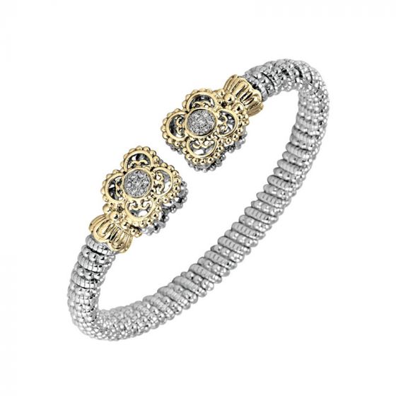 Alwand Vahan 14k Yellow Gold & Sterling Silver Clover Bracelet
