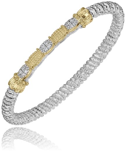 Vahan 14k Gold & Sterling Silver Diamond Bracelet