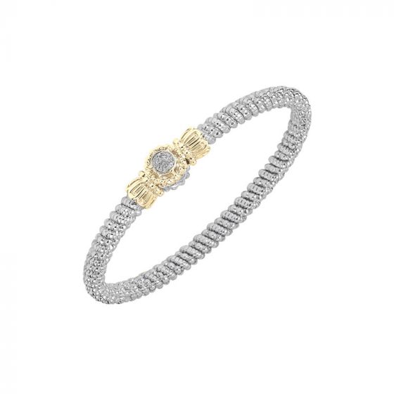 Vahan 14k Yellow Gold & Sterling Silver Diamond Bracelet