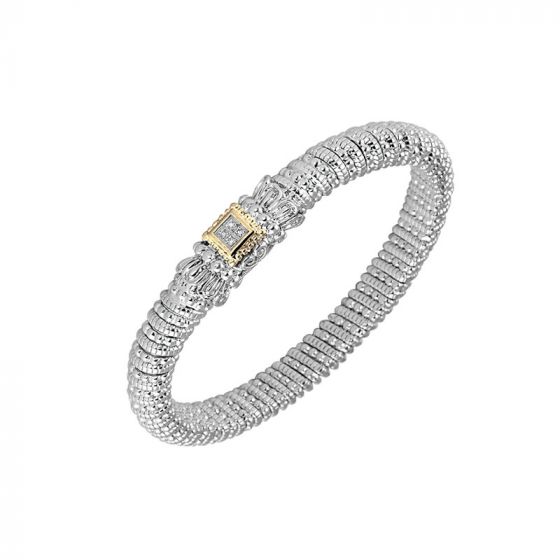 Vahan 14k Yellow Gold & Sterling Silver Diamond Bracelet