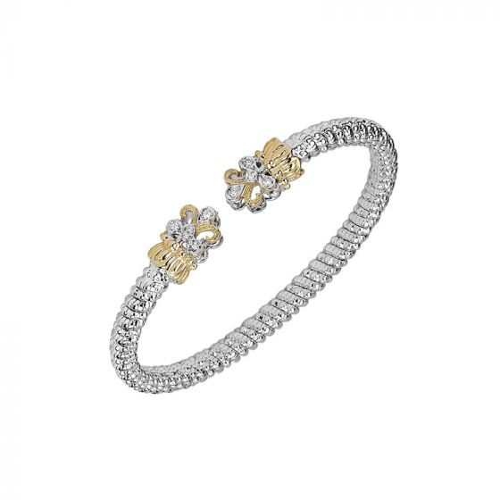 Vahan 14k Yellow Gold & Sterling Silver Diamond Bracelet