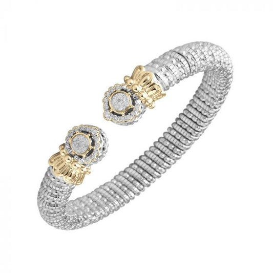 Vahan 14k Yellow Gold & Sterling Silver Open Bracelet