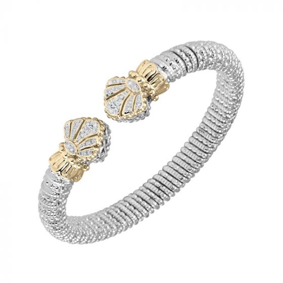 Vahan 14k Yellow Gold & Sterling Silver Open Fan Bracelet