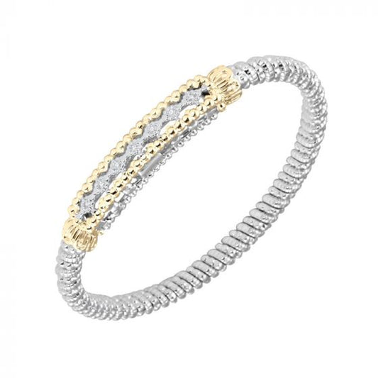 Vahan 14k Yellow Gold & Sterling Silver Bracelet