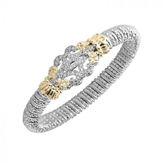 Vahan 14k Yellow Gold & Sterling Silver Diamond Bracelet