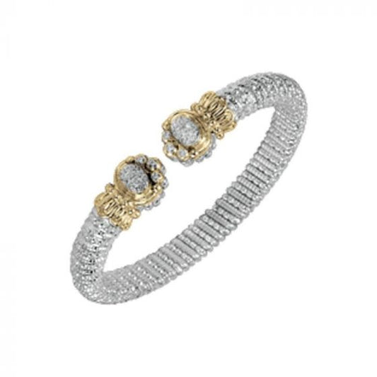 Vahan 14k Yellow Gold & Sterling Silver Diamond Bracelet