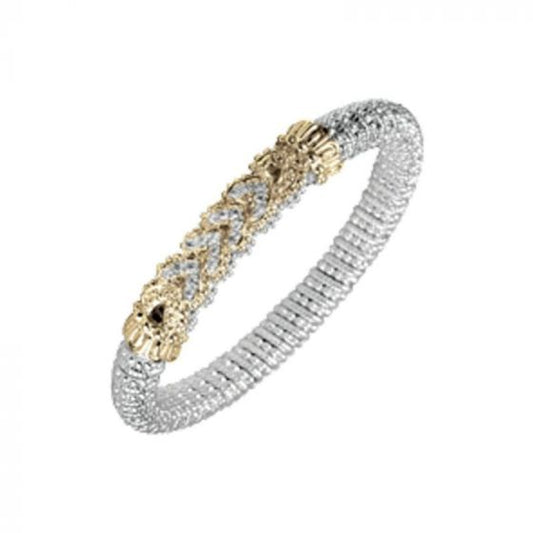 Vahan 14k Yellow Gold & Sterling Silver Diamond Bracelet