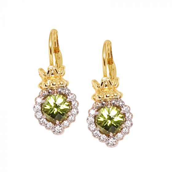 Alwand Vahan 14k Yellow Gold & Sterling Silver Peridot Earrings