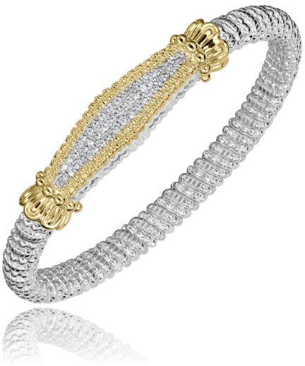 Vahan 14k Gold & Sterling Silver Diamond Bracelet