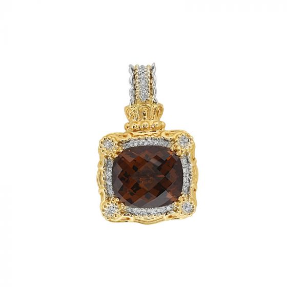 Alwand Vahan 14k Yellow Gold & Sterling Silver Colorado Quartz Pendant