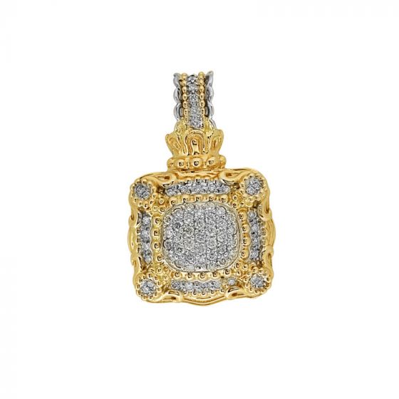 Alwand Vahan 14k Yellow Gold & Sterling Silver Diamond Pendant