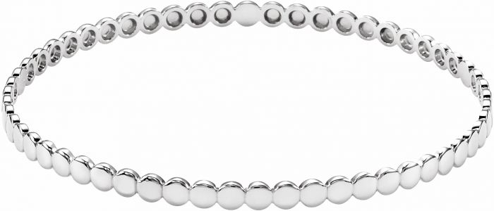 14K White Bangle Bracelet