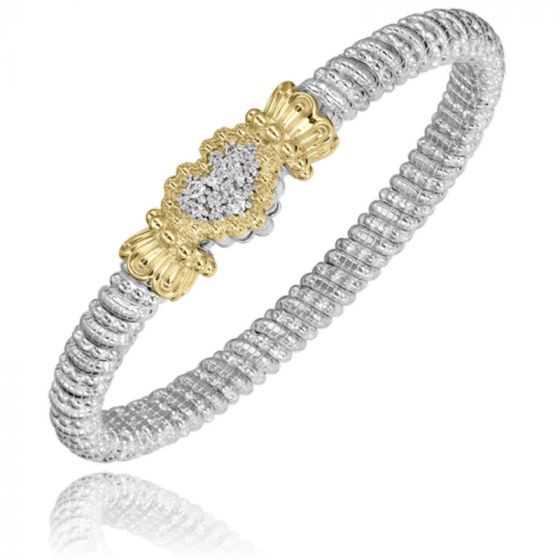 Vahan 14k Gold & Sterling Silver Diamond Bracelet