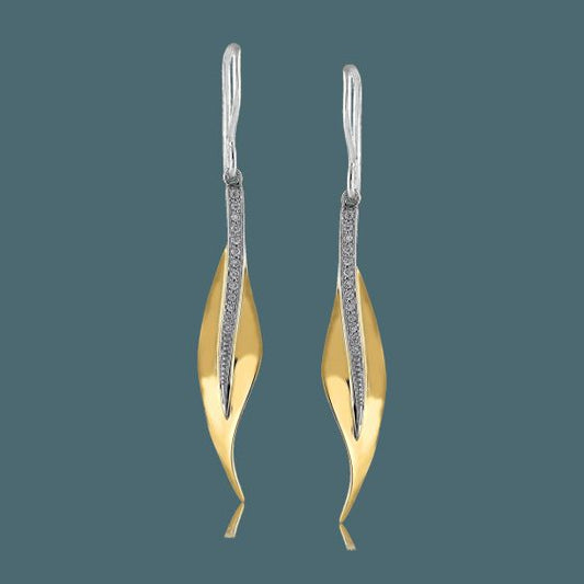 Simon G. 18k White Gold Earrings