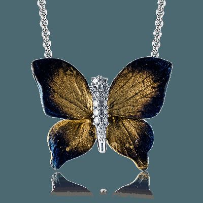 Simon G. 18k White Gold Pendant