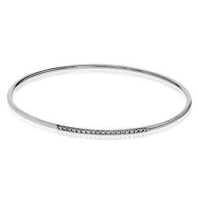 Simon G. 18k White Gold Bangle