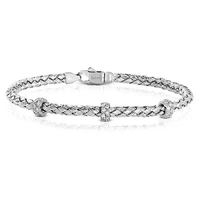 Simon G. 18k White Gold Bangle