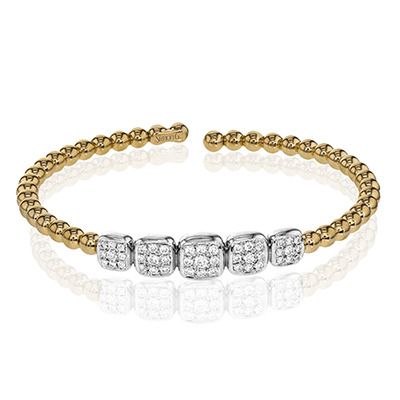 Simon G. 18k White Gold Bangle