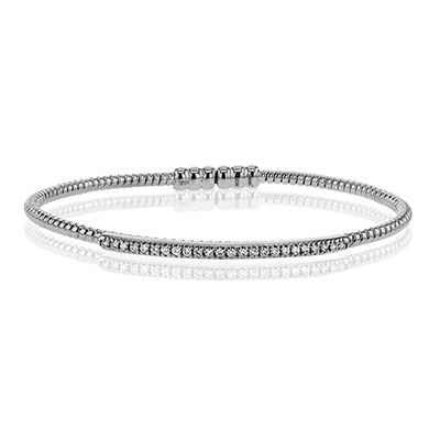 Simon G. 18k White Gold Bangle
