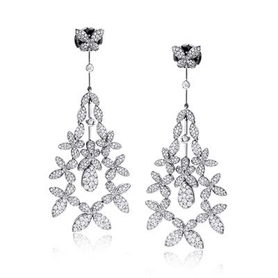 Simon G. 18k White Gold Earrings