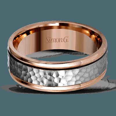 Simon G. 14k White Gold Mens Ring