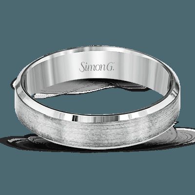 Simon G. 14k White Gold Mens Ring