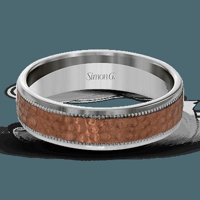 Simon G. 14k White Gold Mens Ring