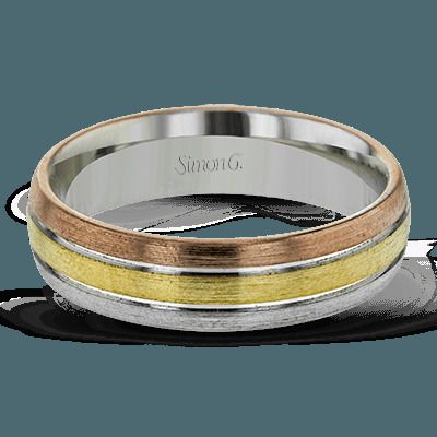 Simon G. 14k White Gold Mens Ring