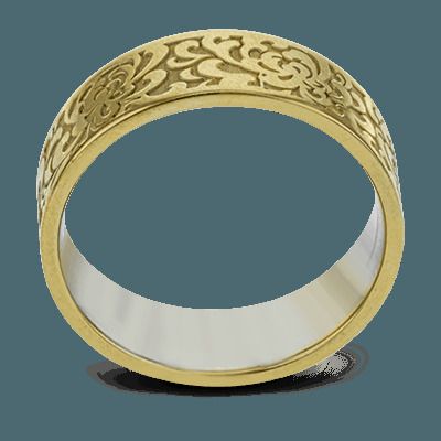 Simon G. 14k White Gold Mens Ring