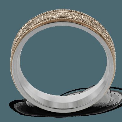 Simon G. 14k White Gold Mens Ring