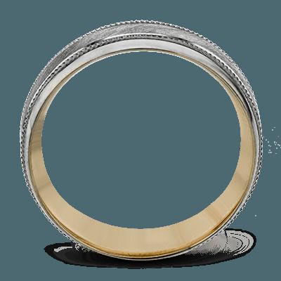 Simon G. 14k White Gold Mens Ring