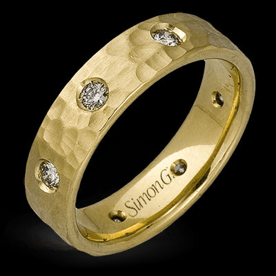 Simon G. 14k White Gold Mens Ring