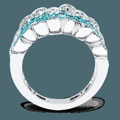 Simon G. 18k White Gold Color Ring