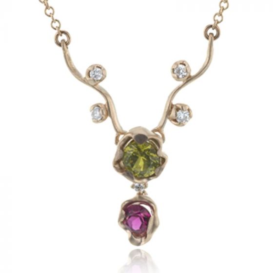 Simon G. 18k Rose Gold Paradise Color Pendant