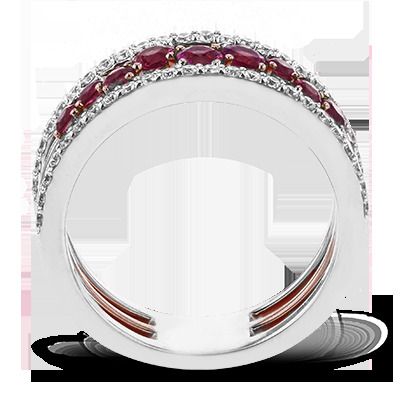 Simon G. 18k White Gold Color Ring