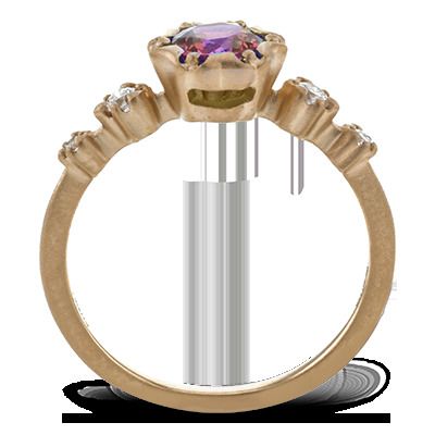 Simon G. 18k White Gold Color Ring
