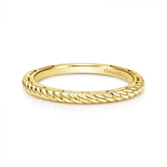 Gabriel & Co. 14k Yellow Gold Stackable Ring