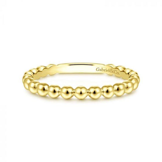 Gabriel & Co. 14k Yellow Gold Stackable Ring