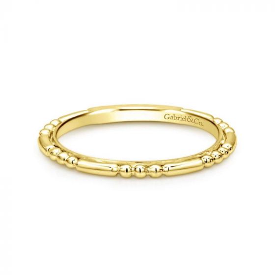 Gabriel & Co. 14k Yellow Gold Stackable Ring