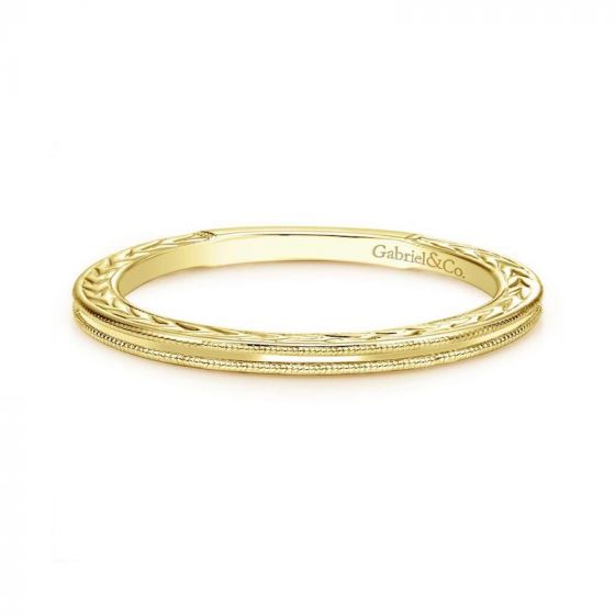 Gabriel & Co. 14k Yellow Gold Stackable Ring