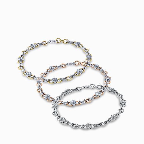 Simon G. 18k White Gold Diamond Bracelet