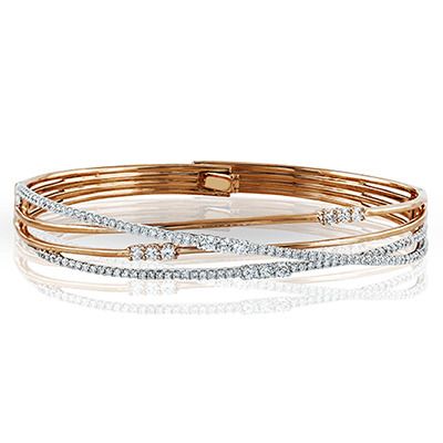 Simon G. 18k White Gold Bangle