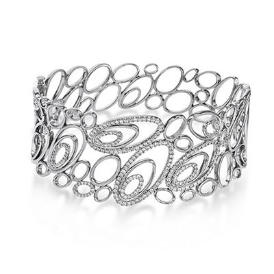 Simon G. 18k White Gold Bangle
