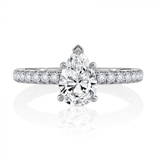 A. Jaffe Timeless Classic Shared Prong Engagement Ring