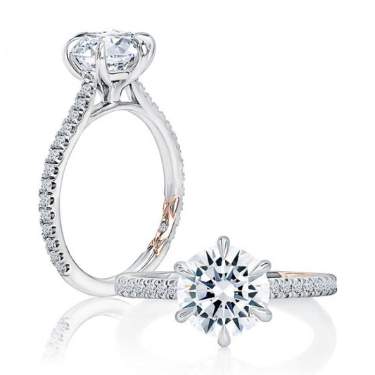 A. Jaffe Delicate Six Prong Engagment Ring