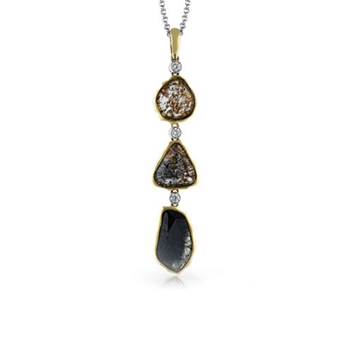 Simon G. 18k White Gold Diamond Pendant